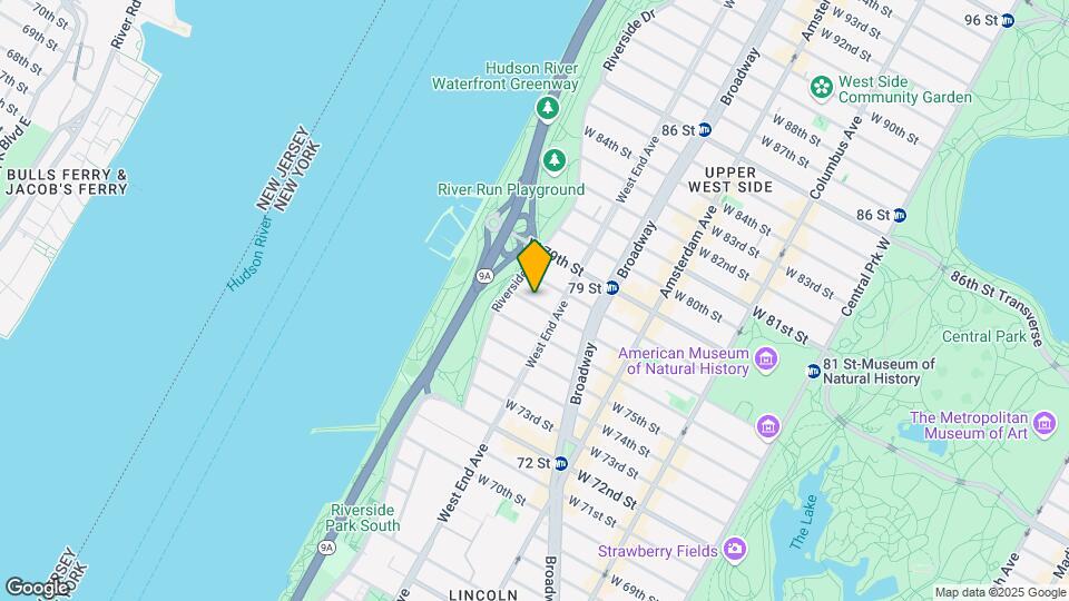 319 W 77th St Mapa y Detalles de la Ubicación