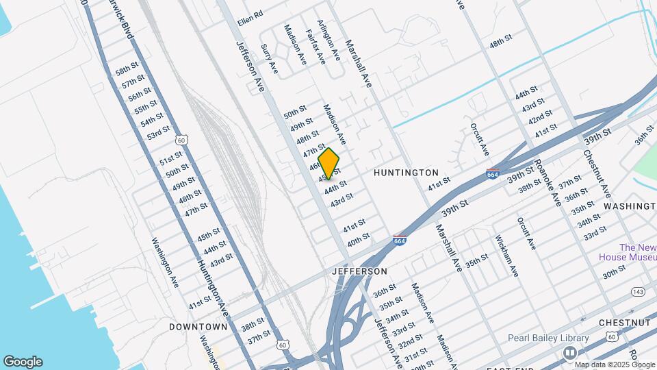 621 44th St Map and Location Details