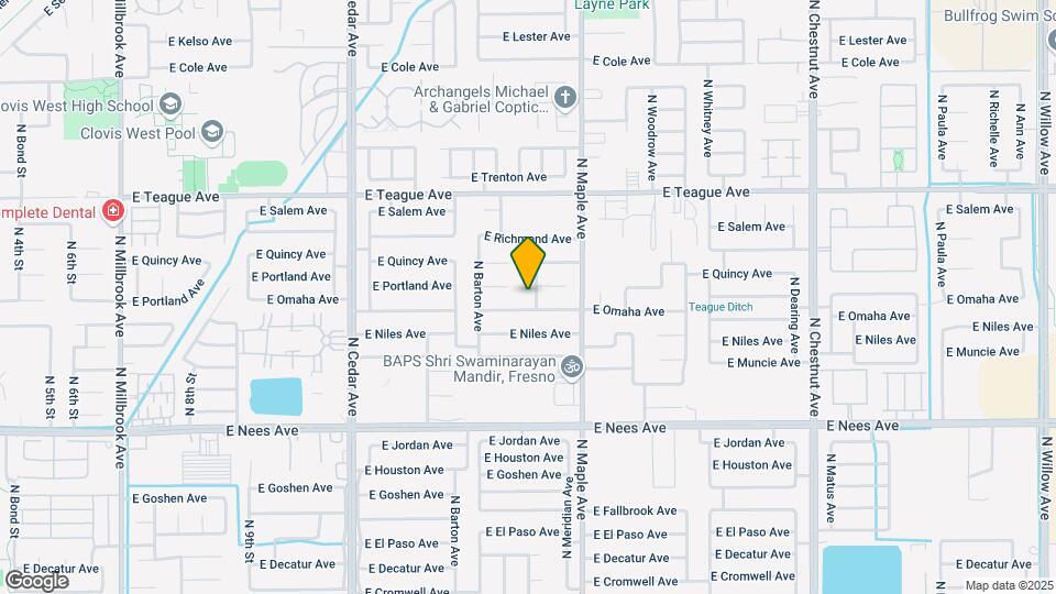 8365 N Jackson Ave Map and Location Details