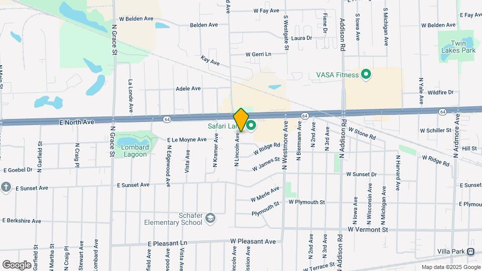 731 N Lincoln Ave Mapa y Detalles de la Ubicación