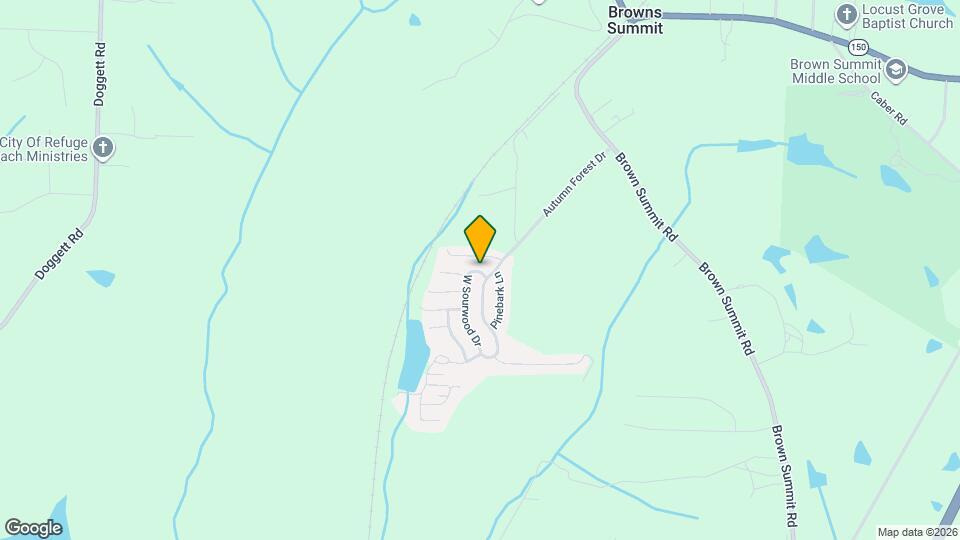 85 W Sourwood Dr Map and Location Details