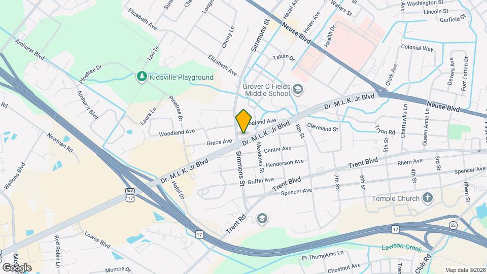 2212 Grace Ave Map and Location Details