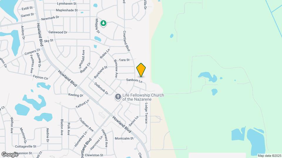 3416 Sanborn Ln Map and Location Details