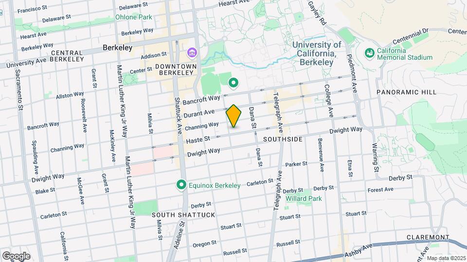 2309 Haste St Map and Location Details