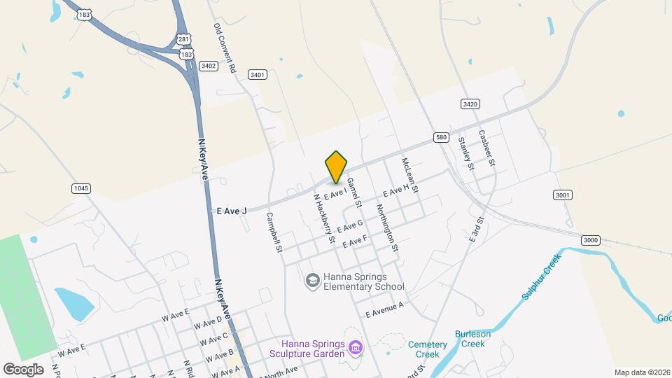 813 E Ave I Map and Location Details