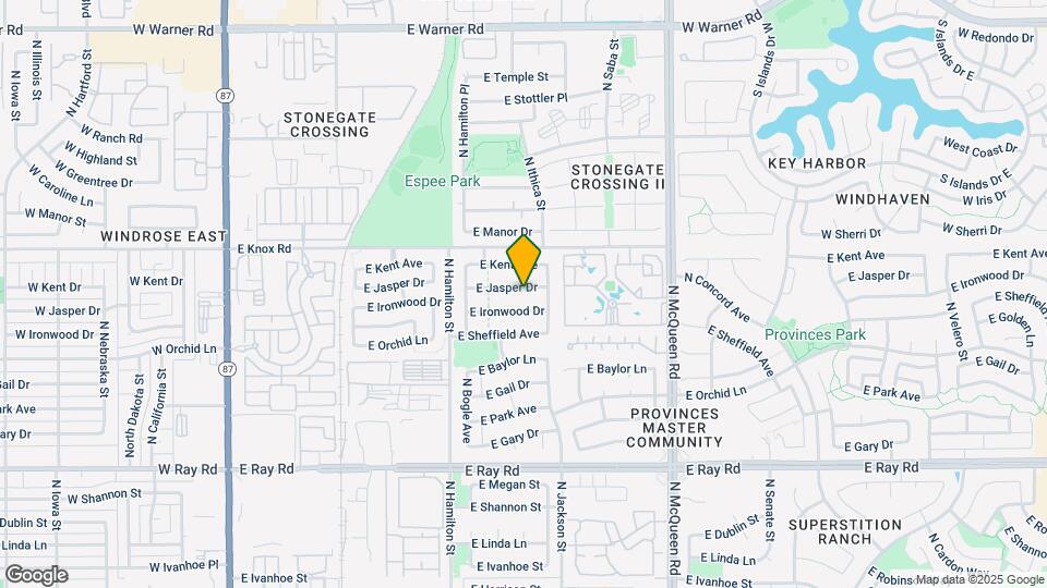 721 E Jasper Dr Map and Location Details