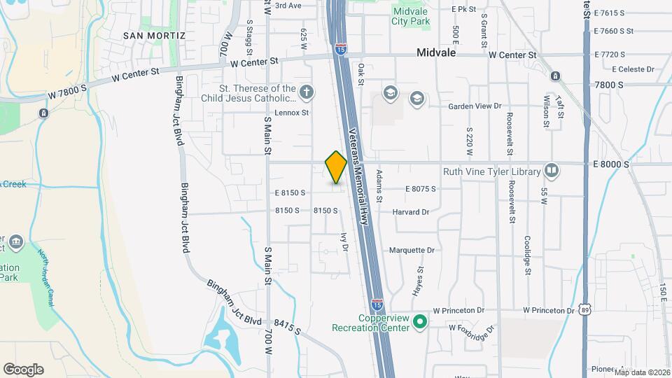 8089 S Fern Cir Map and Location Details