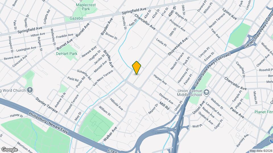 97 Coolidge St Map and Location Details