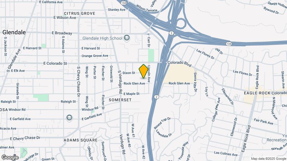 1527 Rock Glen Ave Mapa y Detalles de la Ubicación