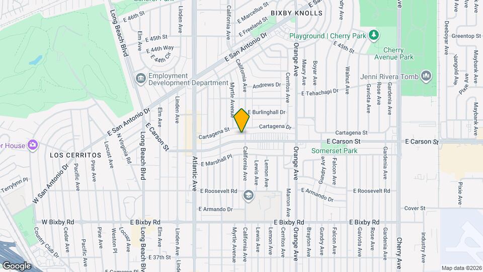 945 E Carson St Map and Location Details
