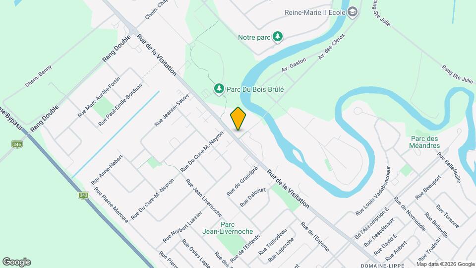 1004 De La Visitation Rue Map and Location Details