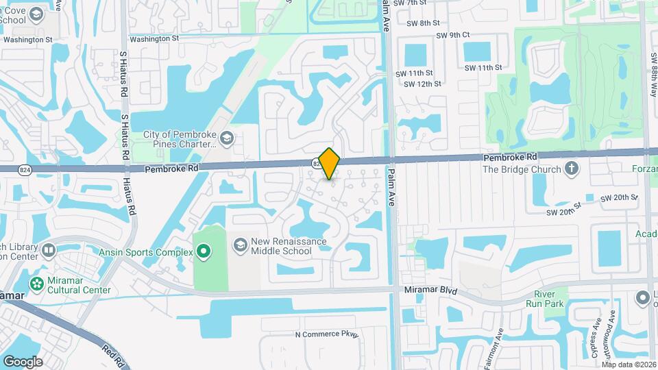 1844 SW 102nd Way Map and Location Details