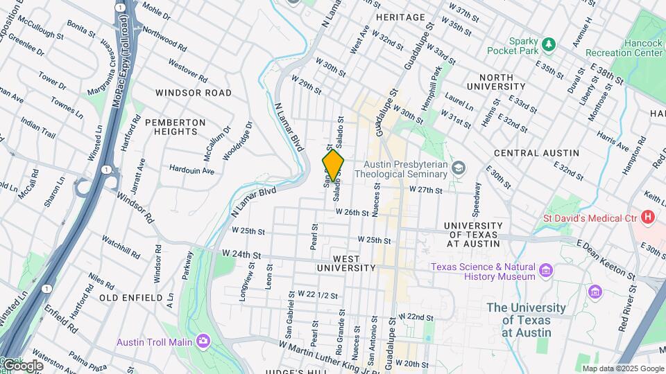 2612 Salado St Map and Location Details