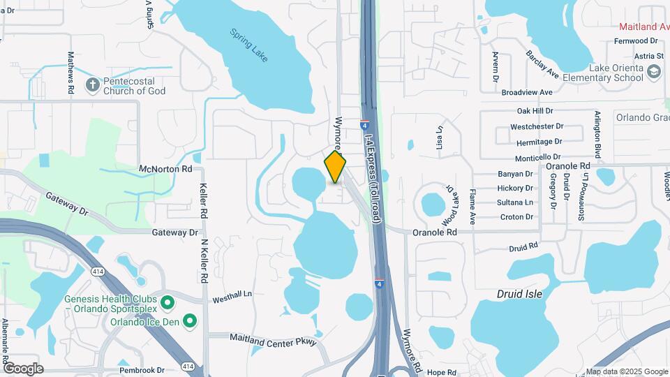 916 Lake Destiny Rd Map and Location Details
