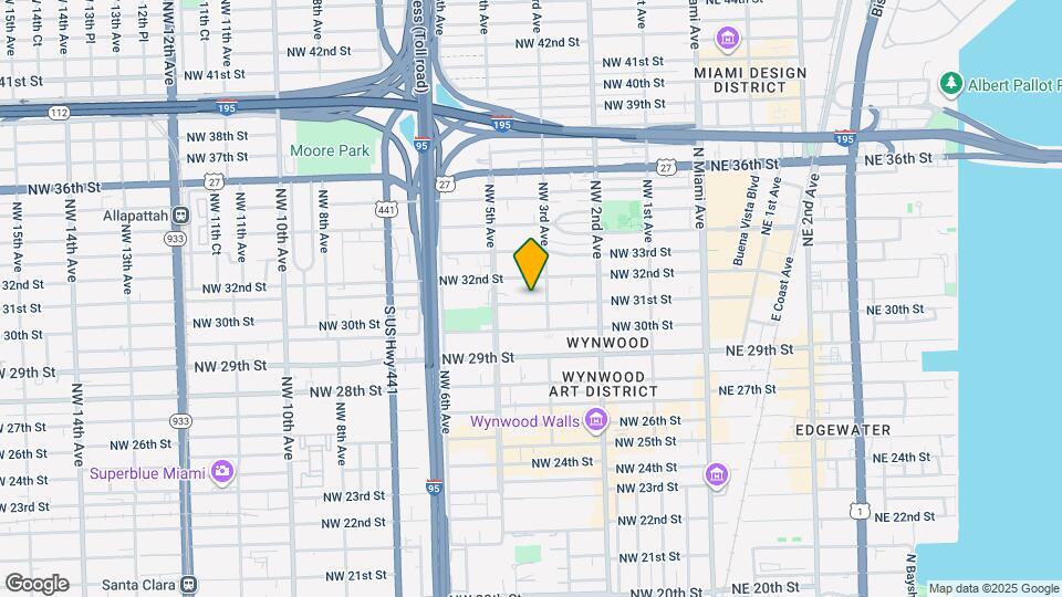 321 NW 31st St, Unit B2 Map and Location Details