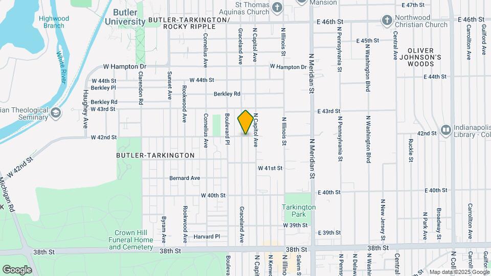 4155 Graceland Ave, Unit Main House Map and Location Details