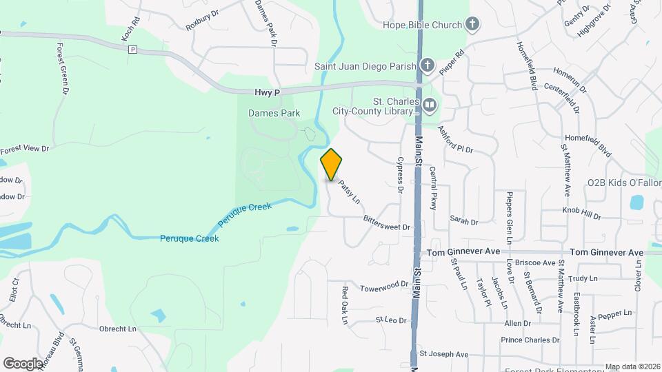 415 Bittersweet Dr Mapa y Detalles de la Ubicación