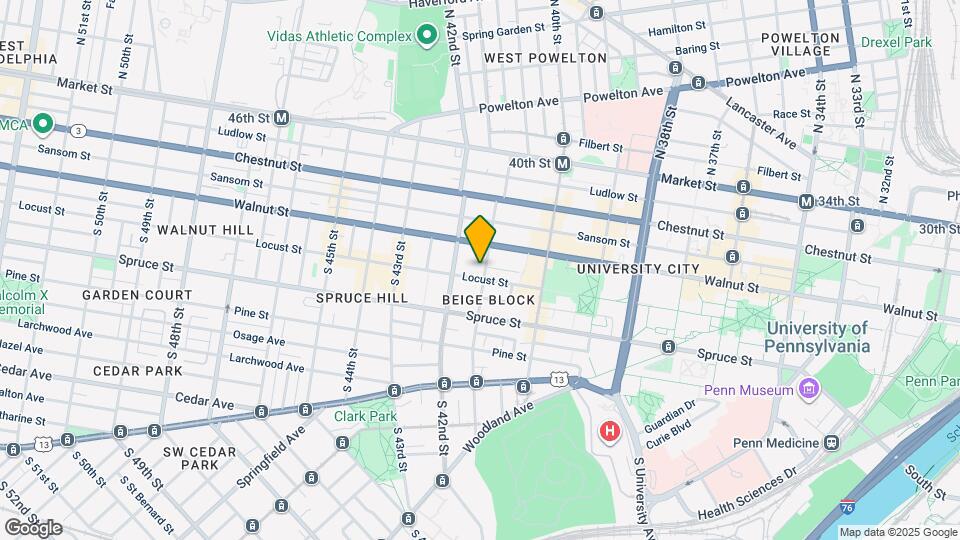 208 S 41st St Map and Location Details