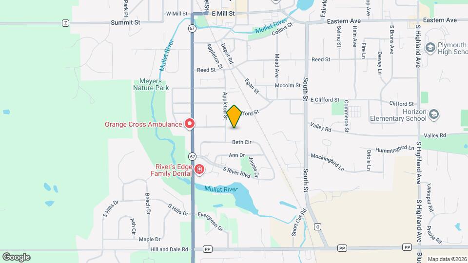 Colonial Columns Map and Location Details