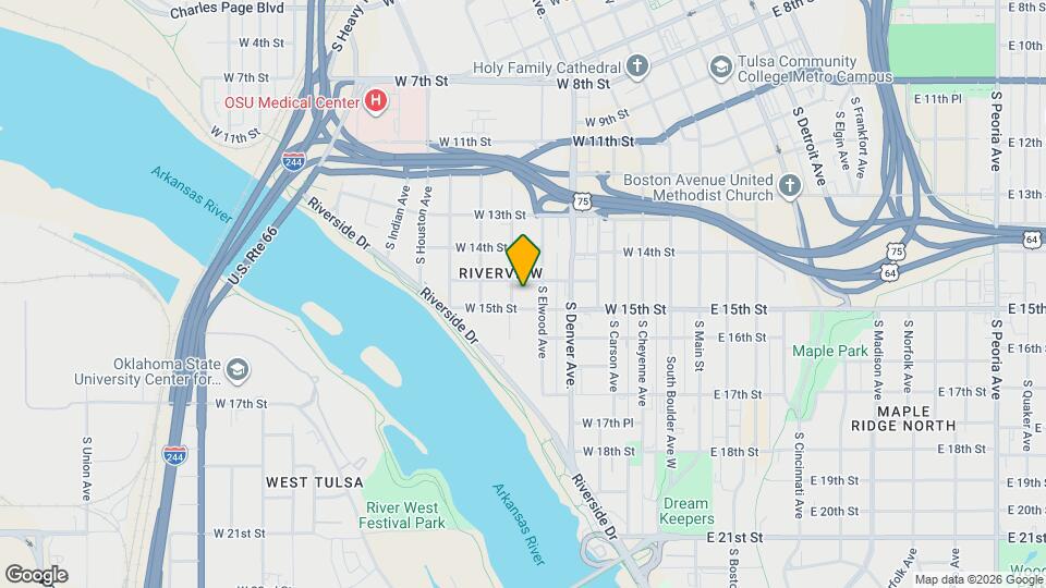 1441 S Frisco Ave Map and Location Details