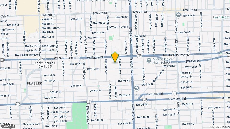 2946 SW 1st St Map and Location Details