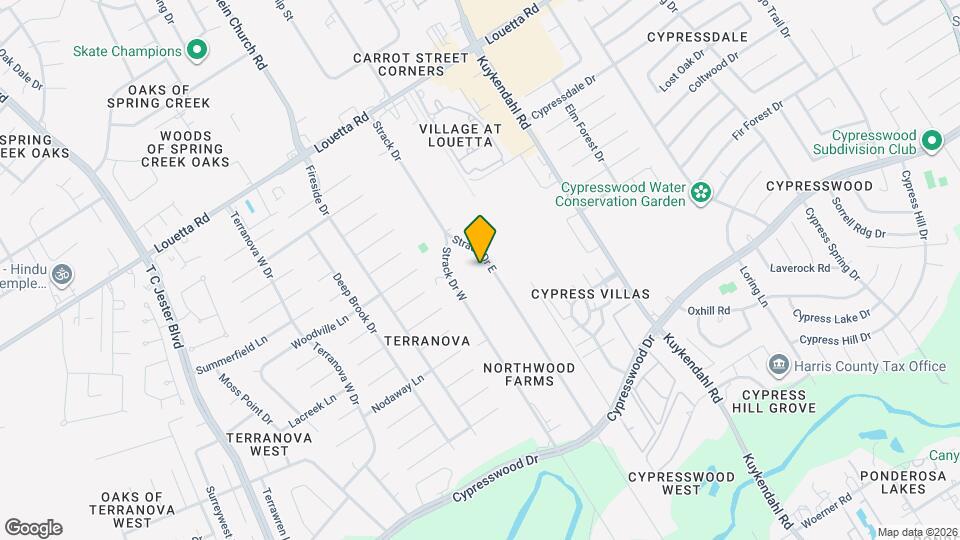 17903 E Strack Dr, Unit Garage Apt Map and Location Details