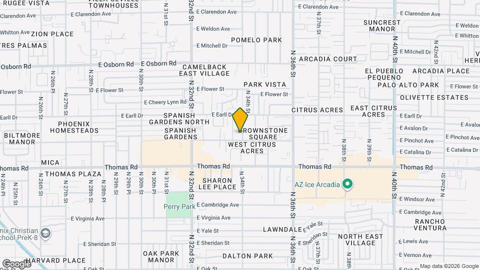 3010 N 34th St Map and Location Details