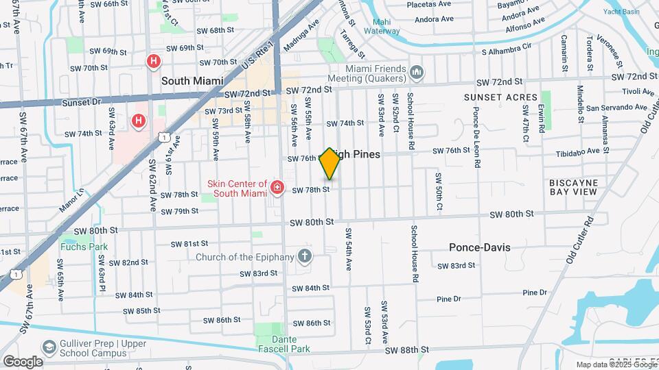 7765 SW 54th Ct Map and Location Details