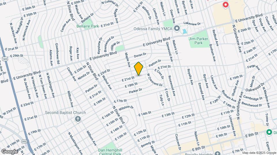 1506 E 21st St Map and Location Details