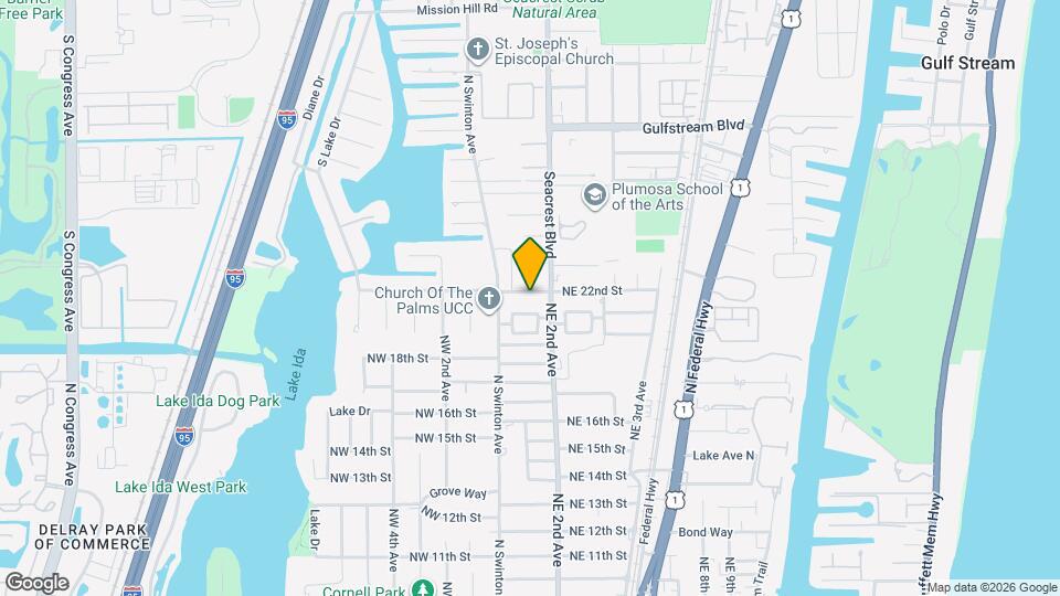 108 NE 22nd St, Unit B Map and Location Details