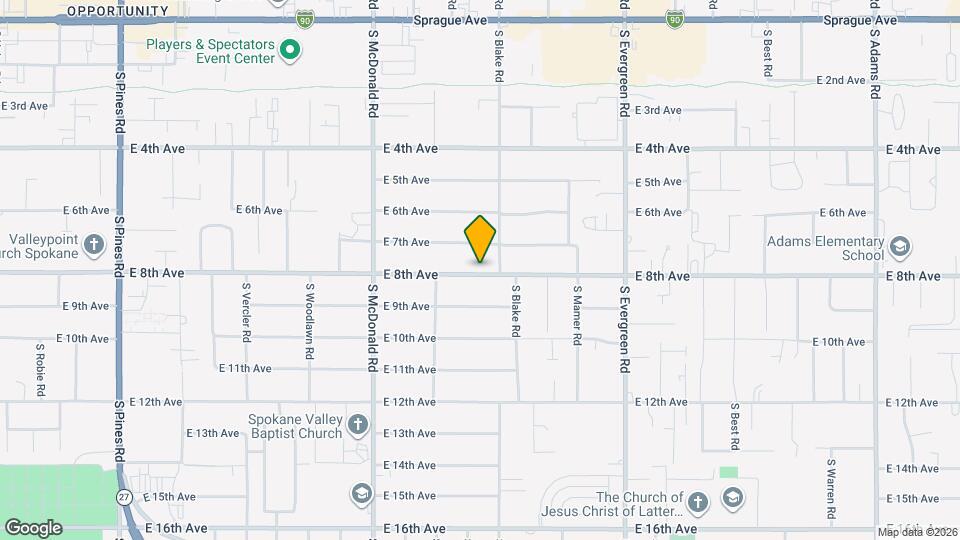 13411 E 8th Ave Map and Location Details