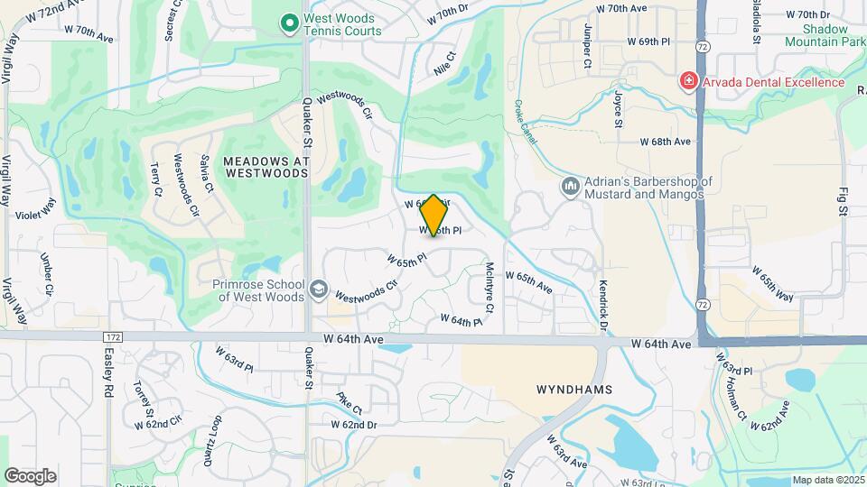 15869 W 65th Pl Map and Location Details