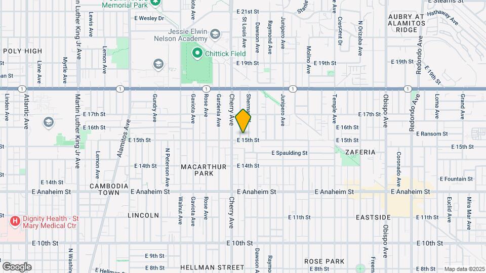 1511 Sherman Pl Map and Location Details