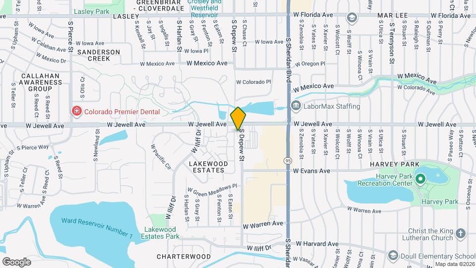 1919 S Depew St Map and Location Details