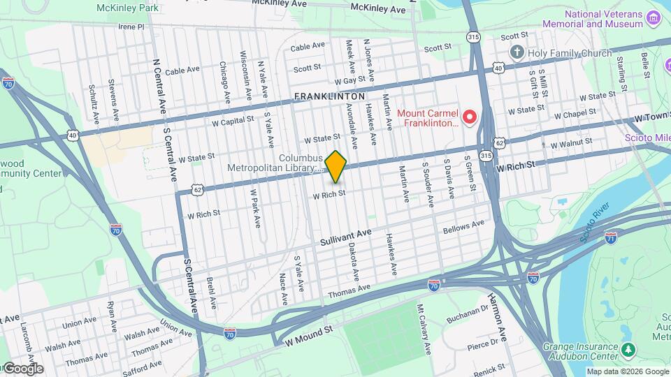 215 Dakota Ave Mapa y Detalles de la Ubicación