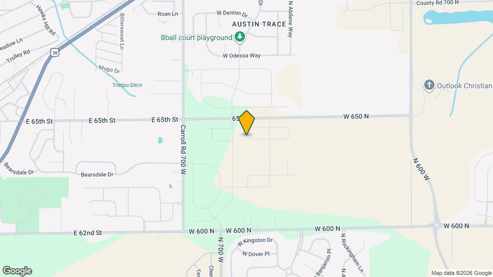 6410 Hawthorne Dr Map and Location Details