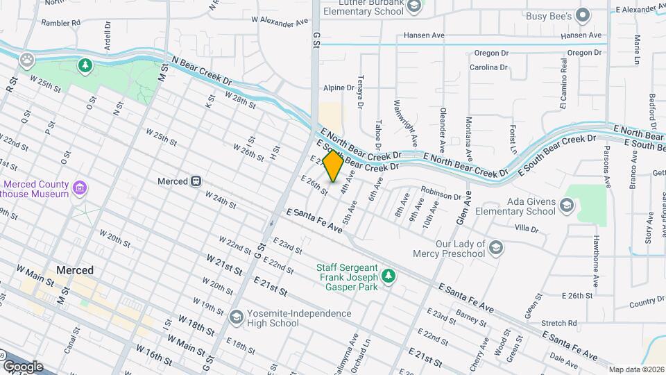 2650 3rd Ave Map and Location Details