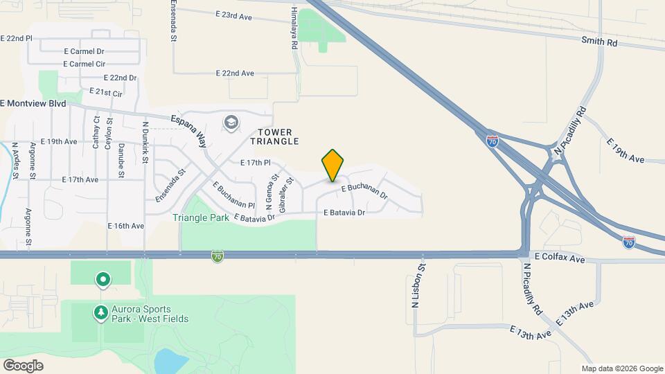 20355 E Buchanan Dr Map and Location Details