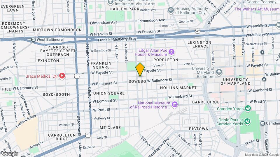 6 N Stockton St Mapa y Detalles de la Ubicación