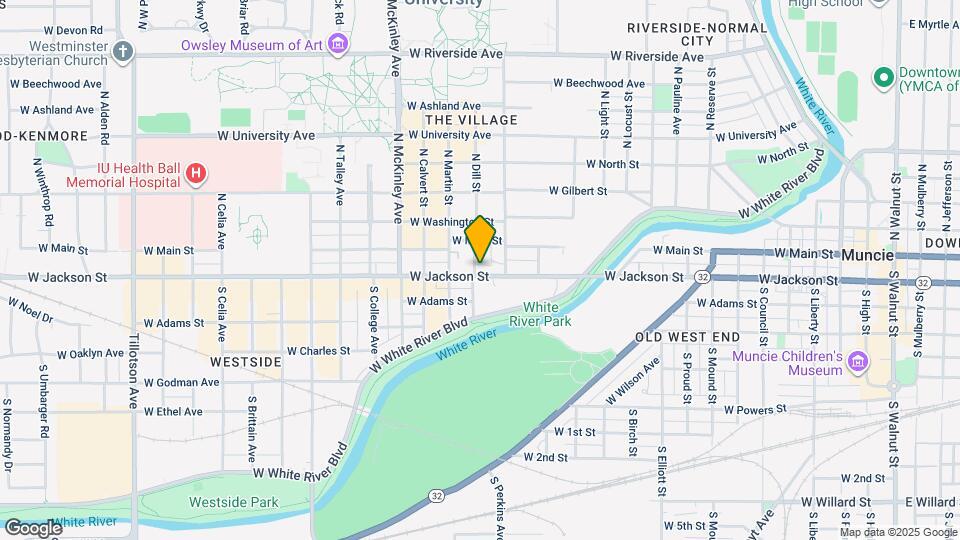 1524 W Jackson St Map and Location Details