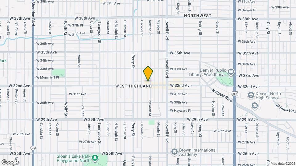 3217 Newton St Map and Location Details