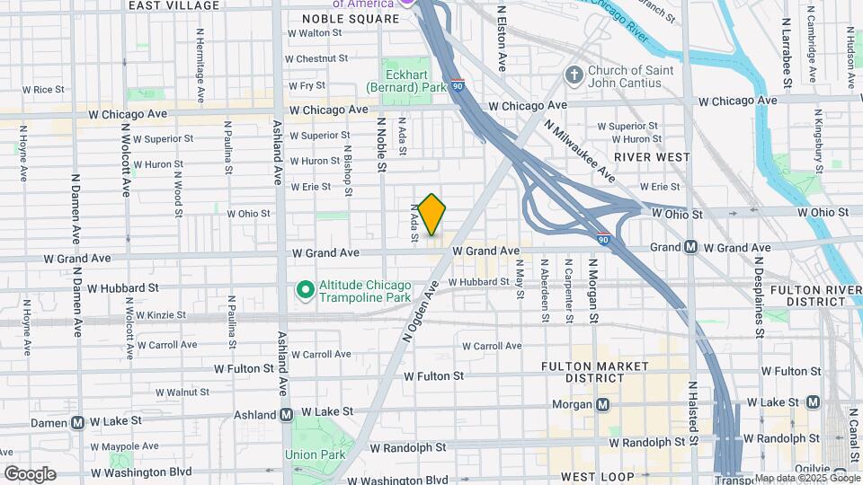 1322 W Grand Ave, Unit 2 Map and Location Details