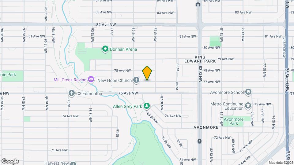 8721 77 Ave NW Map and Location Details