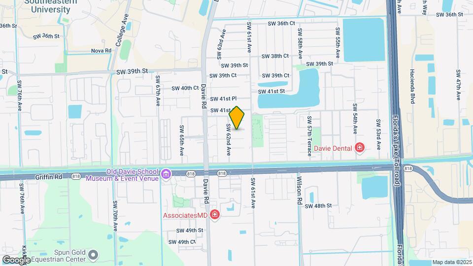 6150 SW 42nd Pl Mapa y Detalles de la Ubicación
