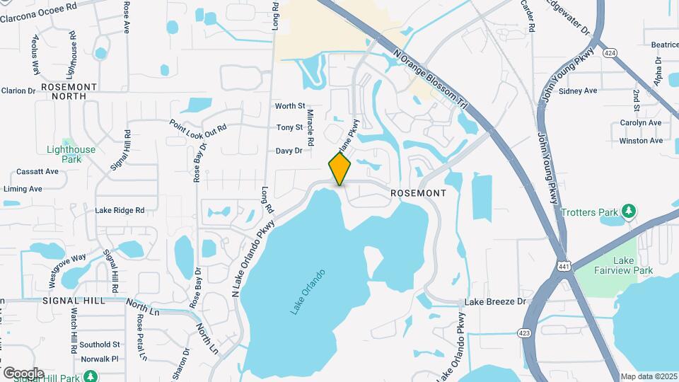 Cypress Pointe at Lake Orlando Map and Location Details