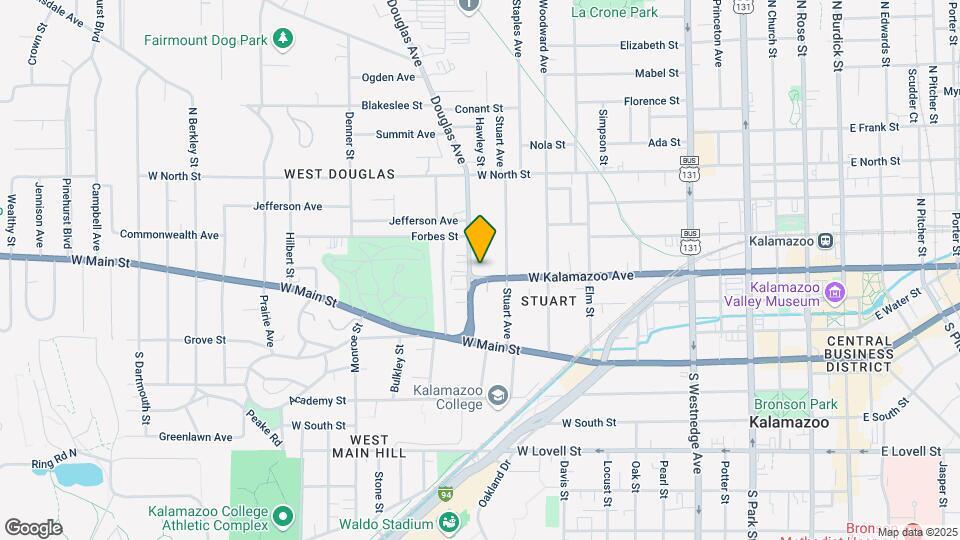 1032 W Kalamazoo Ave, Unit #1 Map and Location Details