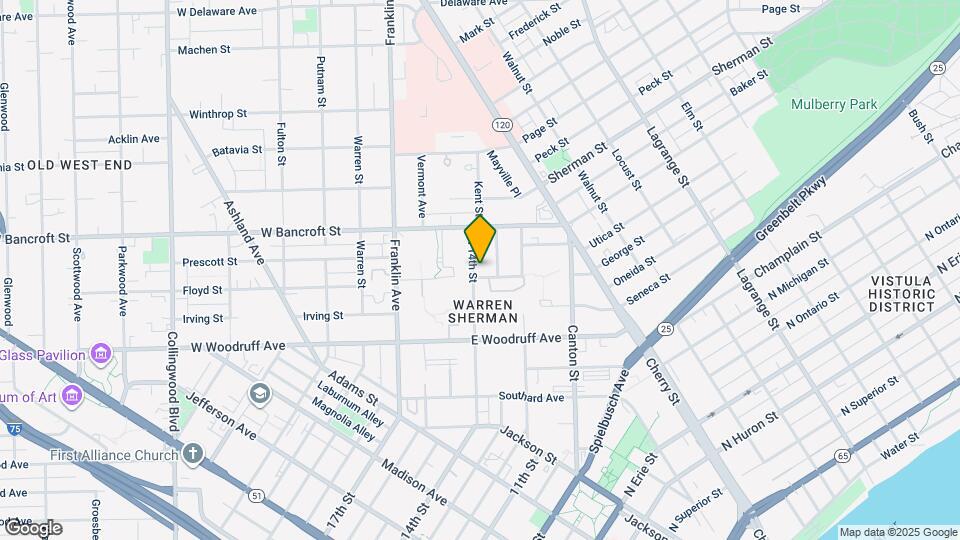 2104 N 14th St Map and Location Details