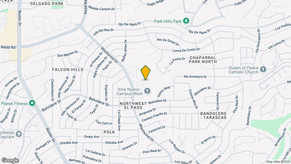 6739 Boulder Canyon Ln Map and Location Details