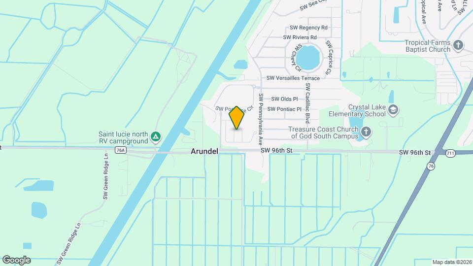 9495 SW Merlin Ct Map and Location Details