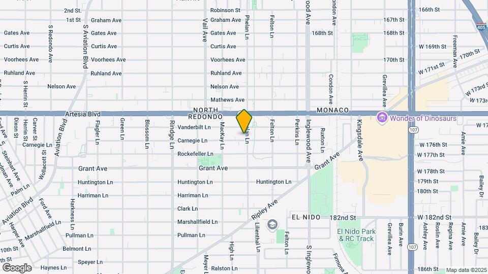 2421 Carnegie Ln, Unit B Map and Location Details